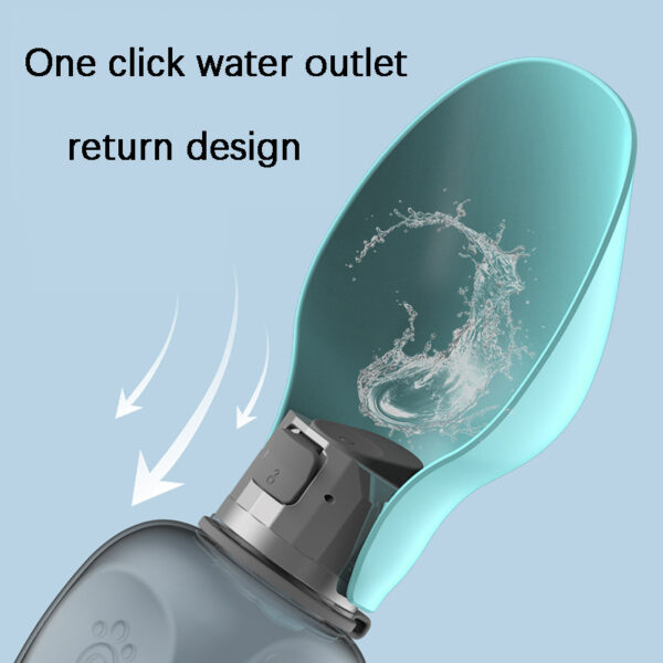 800ml Dogs Water Bottle Portable High Capacity Leakproof Pet Foldable Drinking Bowl Golden Retriever Outdoor Walking Supplies Pet Products - Image 10