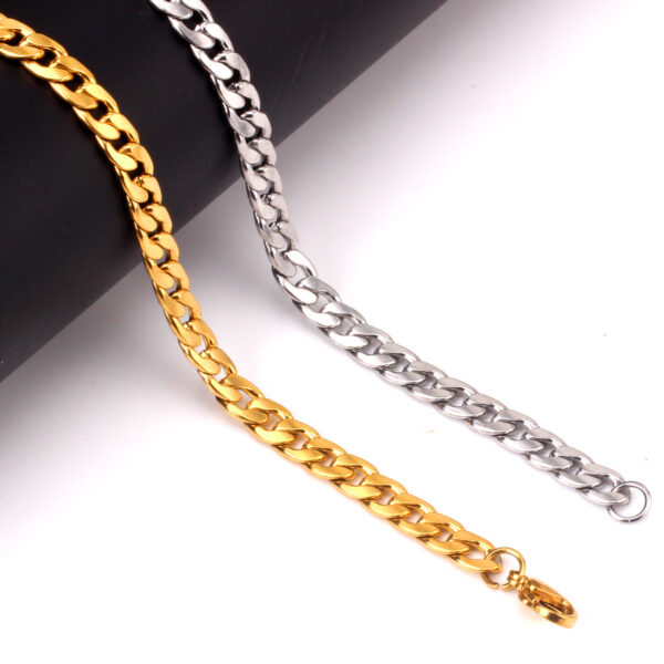 Fashion Hip Hop Personality Stainless Steel Cuban Link Chain - Image 2