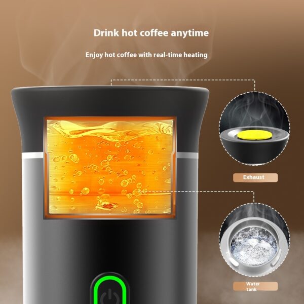 Electric Grinder Coffee Travel Handy 3 In1 Espresso Portable Coffee Espresso Maker Machine Cafe Portable Capsule Coffee Machine Kitchen Gadgets - Image 4