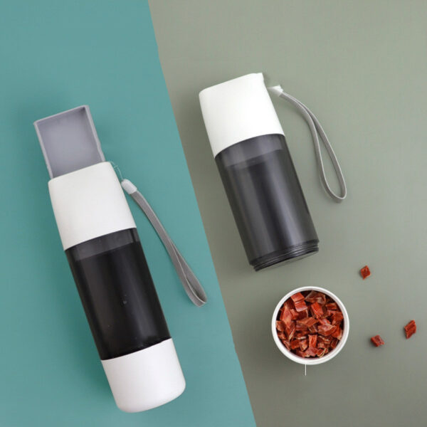 Portable Dog Water Bottle 350ml Water Food Container For Dog Pets Feeder Bowl Outdoor Travel Drinking Bowls Water Dispenser - Image 2