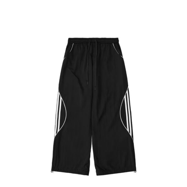 Spring And Summer Loose Thin Exercise Ankle-tied Tactical Pants Men's Striped Quick-drying Pants - Image 4