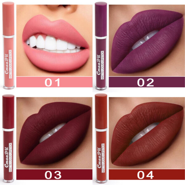 Women's Non-stick Cup Waterproof Matte Lipstick - Image 4