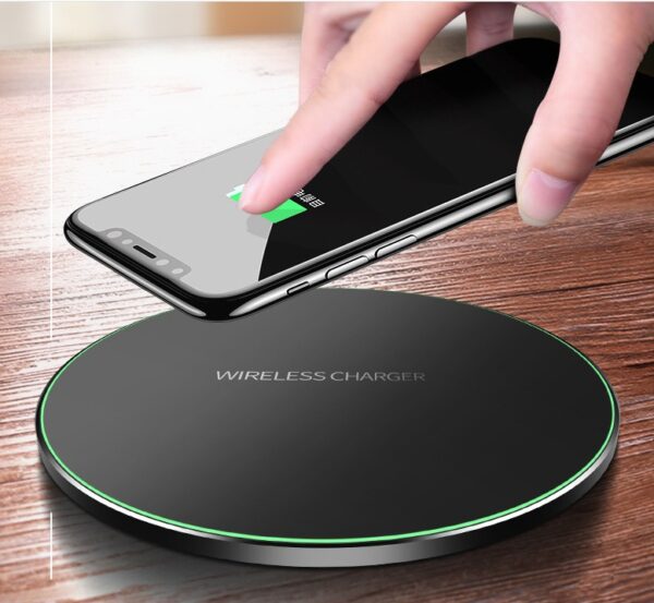 Wireless Charger For I-Phone Fast Wireless Charging Pad For Sam-sung High Speed - Image 3