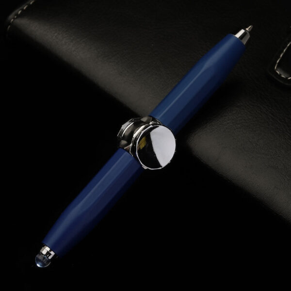Creative Multi-Function LED Pen Spinning Decompression Gyro Metal Ballpoint Pen Fashion Office School Supplies Writing Pens - Image 7