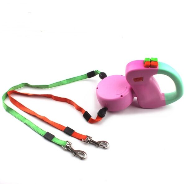 Retractable Dual Pet Dog Walking Leash - Image 5