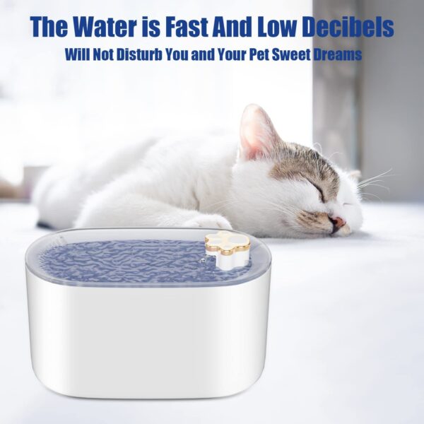 3L Cat Water Fountain Filter Automatic Drinker For Dogs Cats Pet Water Dispenser Ultra-Quiet Water Dispenser With LED Light Pet Products - Image 8