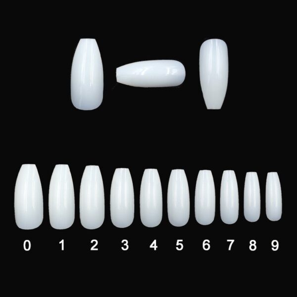 500 transparent  natural fake nails - Image 7