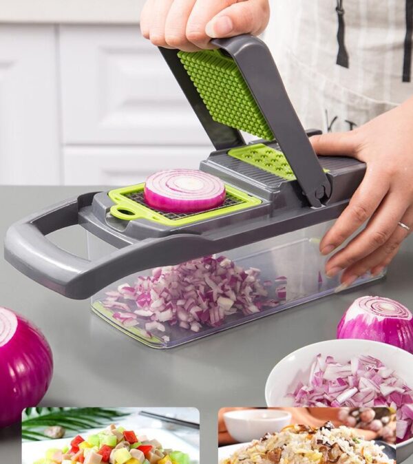 Multifunctional Vegetable Cutter Home Kitchen Slicing And Dicing Fruit Artifact - Image 6