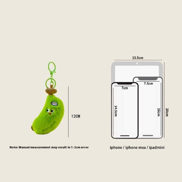 Plush Cooing Banana Keychain - Image 4