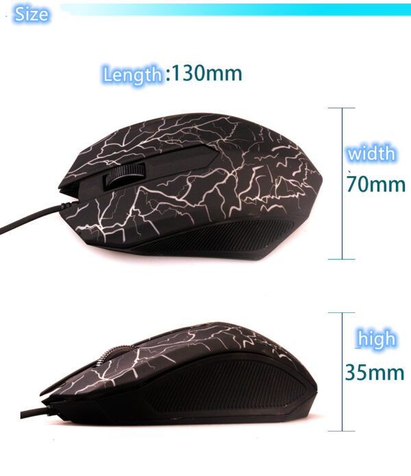 Internet Cafe Office Wired Mouse Computer Accessories - Image 3