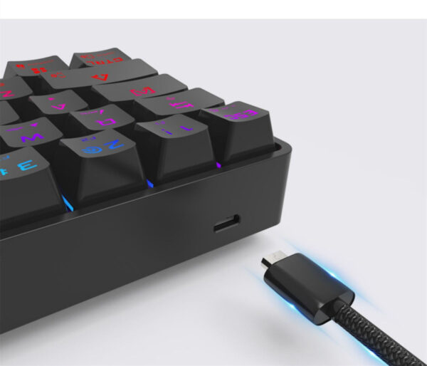 Wireless Bluetooth Keyboard Colorful PBT Keycaps Mechanical Keyboard - Image 8