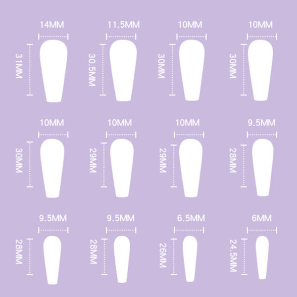 Detachable Artistic Wearable Finished Fake Nails False Nails Fingernails Press On Nails Tips - Image 4