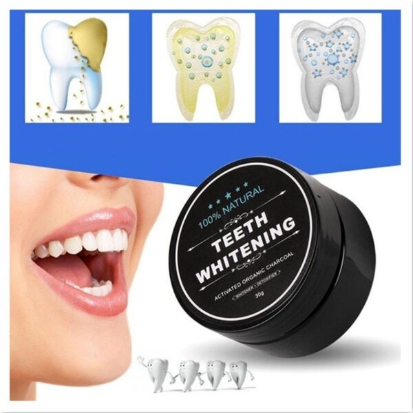 Charcoal Teeth Whitening Powder Activated Coconut Charcoal Teeth Whitening Charcoal Powder Oral Hygiene - Image 3