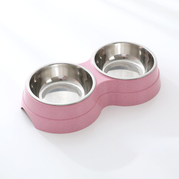Double Pet Bowls Dog Food Water Feeder Stainless Steel Pet Drinking Dish Feeder Cat Puppy Feeding Supplies Small Dog Accessories - Image 8