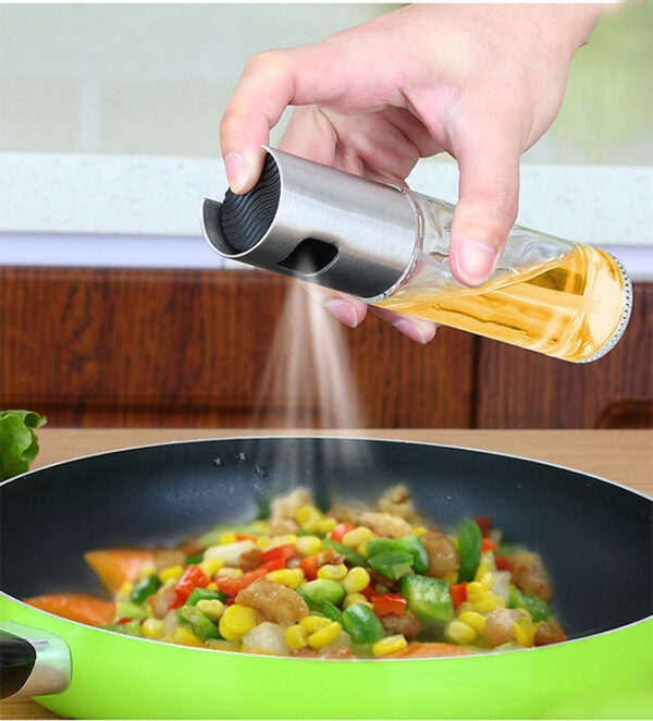 BBQ Healthy Kitchen Cooking Oil Vinegar Spray Bottle - Image 6