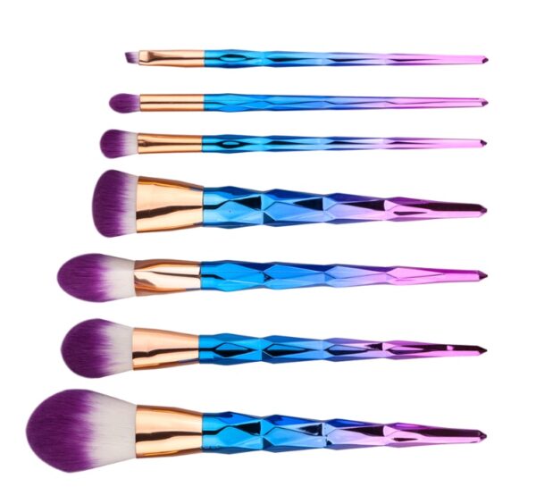 7 makeup brushes, makeup tools, diamond makeup brush foundation brush - Image 7
