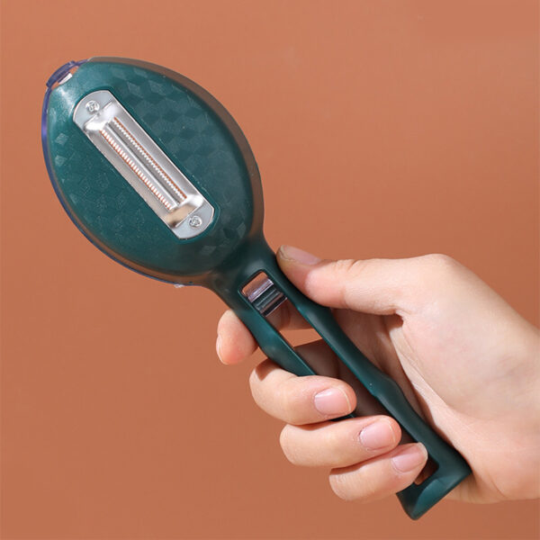 Peeling Knife With Storage Lid Fruit And Potato Peeler Kitchen Gadgets - Image 4