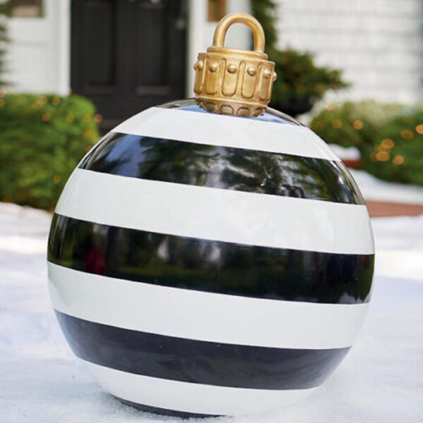 Christmas Ornament Ball Outdoor Pvc 60CM Inflatable Decorated Ball PVC Giant Big Large Balls Xmas Tree Decorations Toy Ball - Image 9
