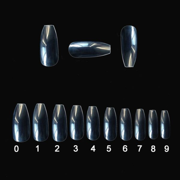 500 transparent  natural fake nails - Image 6