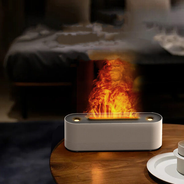 Flame Air Humidifier Ultrasonic 7 Colors Aroma Diffuser LED Cool Mist Maker Fogger Essential Oil Room Fragrance Office Home Decor - Image 10