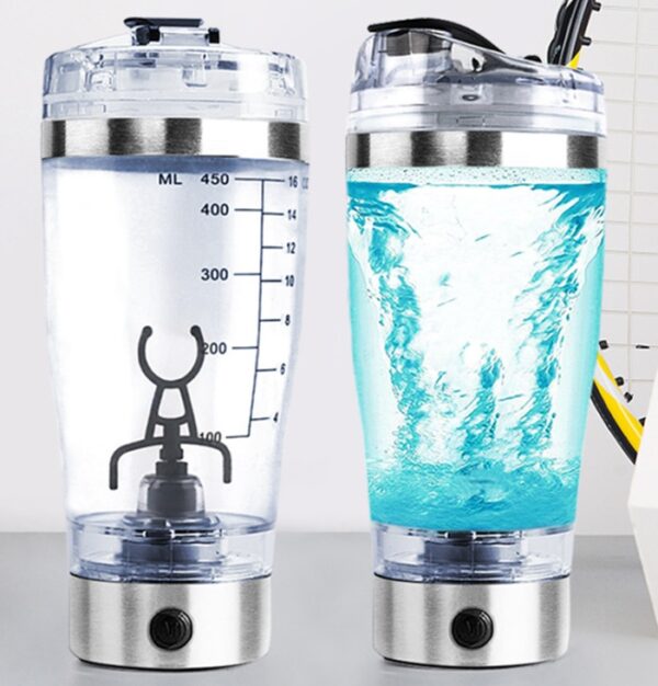 Electric Protein Shake Stirrer USB Shake Bottle Milk Coffee Blender Kettle Sports And Fitness Charging Electric Shaker Cup - Image 8