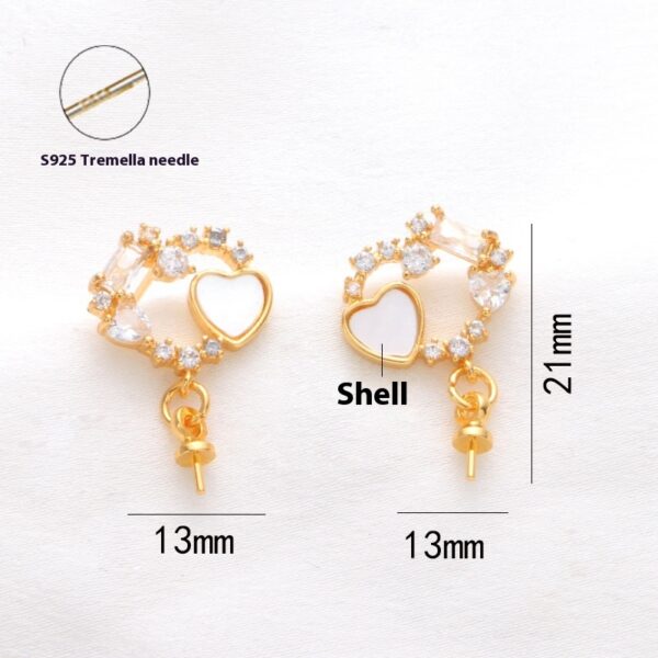 S925 Silver Pearl Stud Earrings - Image 8