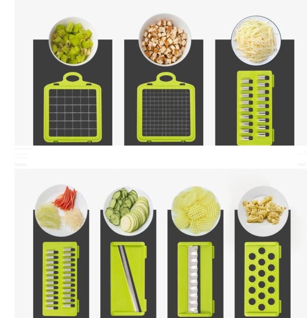 Multifunctional Vegetable Cutter Home Kitchen Slicing And Dicing Fruit Artifact - Image 8