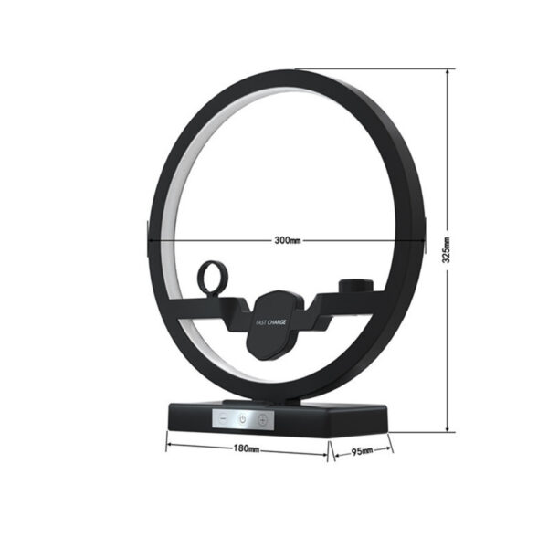 Fast Charging 4 in 1 Bedside Lamp Wireless Charger Bracket - Image 6