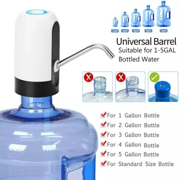 Water Bottle Electric Automatic Universal Dispenser 5 Gallon USB USB Water Dispenser Automatic Drinking Water Bottle - Image 4