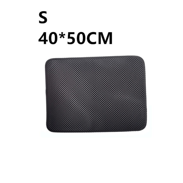 Double Layer Litter Cat Bed Pads Pet Cat Litter Mat Trapping Pets Litter Box Mat Pet Product Bed For Cats House Clean Mat - Image 9