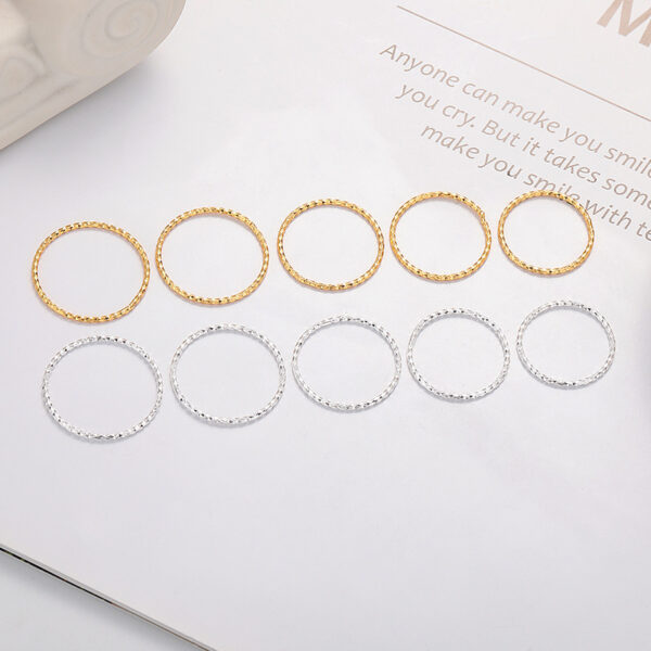 S925 Sterling Silver Sparkling Ring For Men And Women - Image 2