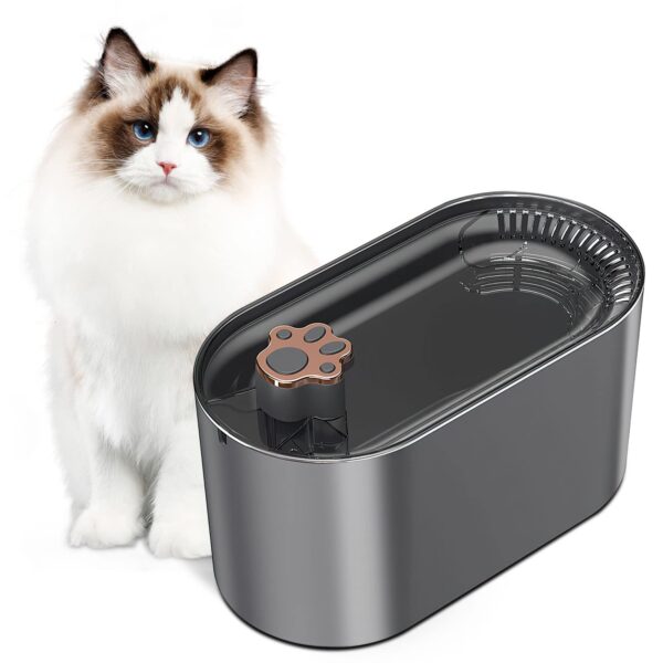 3L Cat Water Fountain Filter Automatic Drinker For Dogs Cats Pet Water Dispenser Ultra-Quiet Water Dispenser With LED Light Pet Products - Image 2