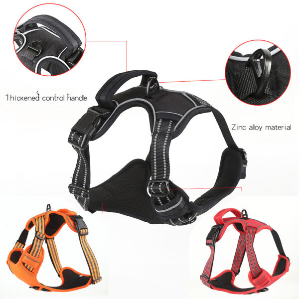 Dog Harness No Pull Breathable Reflective Pet Harness Vest - Image 2
