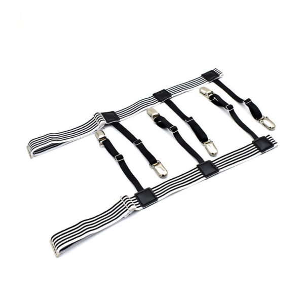 3 Leg-supporting Ring Garter Duckbill Clip Metal Buckle For Men And Women - Image 3