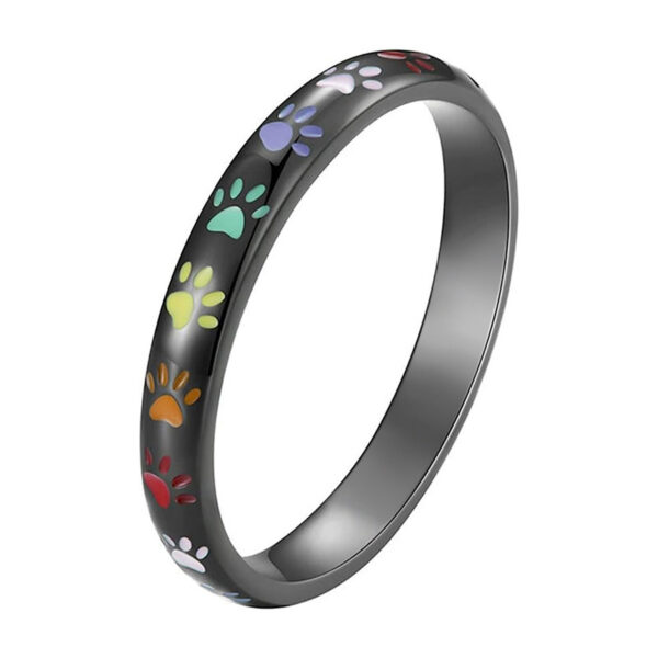 European And American Sweet Rainbow Ring - Image 4