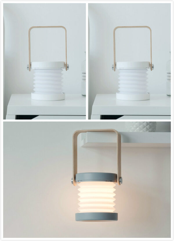 Foldable Touch Dimmable Reading LED Night Light Portable Lantern Lamp USB Rechargeable For Home Decor - Image 8