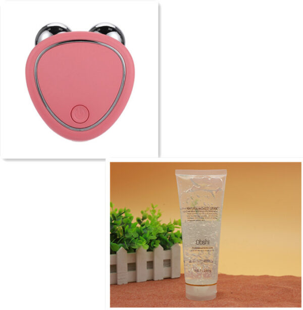 Portable Facial Micro-current Beauty Instrument For Lifting Thinning And Reducing Edema With Double Roller Massager - Image 7