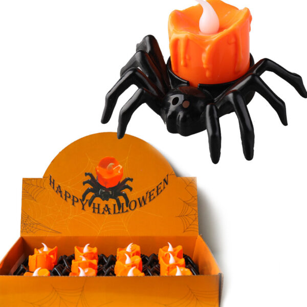 Halloween Festival Atmosphere Creative Halloween Spider Candlestick Ornaments - Image 4