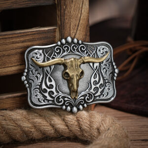 Men's Retro Tough Guy Punk Denim Belt Buckle