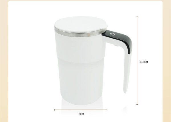 Electric Coffee Mug USB Rechargeable Automatic Magnetic Cup IP67 Waterproof Food-Safe Stainless Steel For Juice Tea Milksha Kitchen Gadgets - Image 8