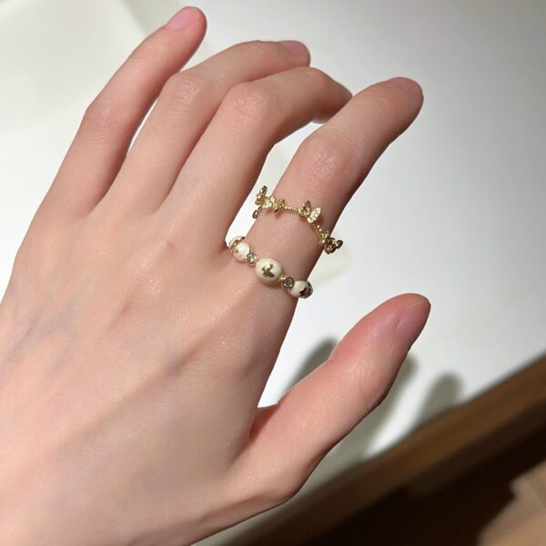 Niche Unique Korean Style Light Luxury High-grade Butterfly Ring - Image 4