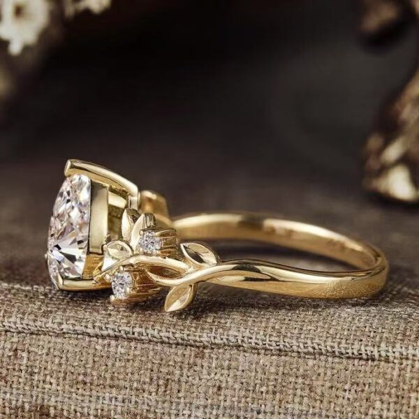Twigs Ring Women's Stylish Water Drop Zircon - Image 3