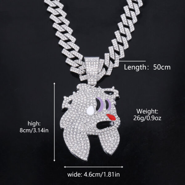 Fashion Personality Wizard Hat Rabbit Head Pendant Necklace - Image 4