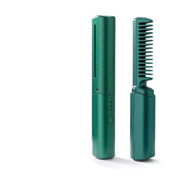 Professional Wireless Hair Straightener Curler Comb Fast Heating Negative Ion Straightening Curling Brush Hair Styling Tools - Image 9