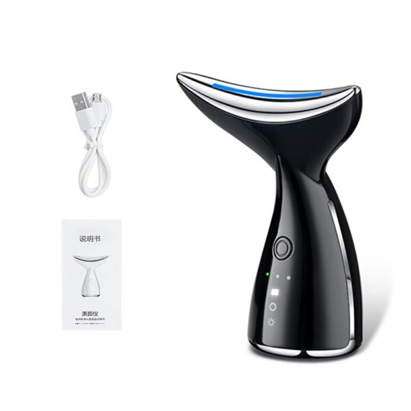 EMS Microcurrent Neck Face Beauty Device With 3 Colors LED Photon Therapy Skin Tighten Reduce Double Chin Face Lifting Devices - Image 5