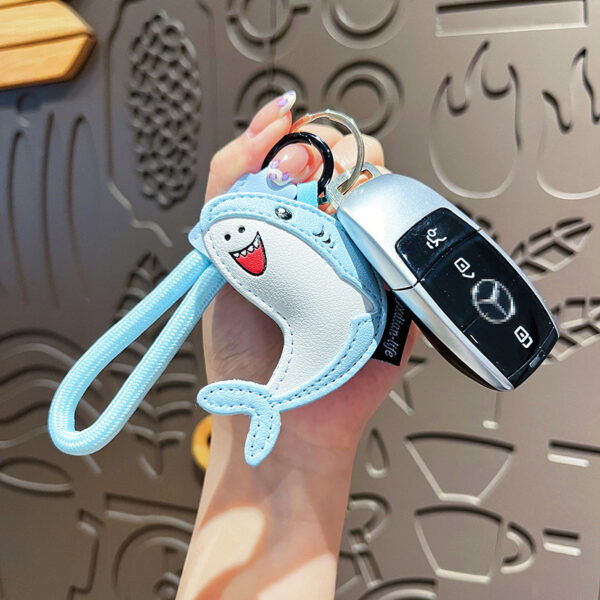 Original Marine Animal Leather Dolphin Keychain - Image 3