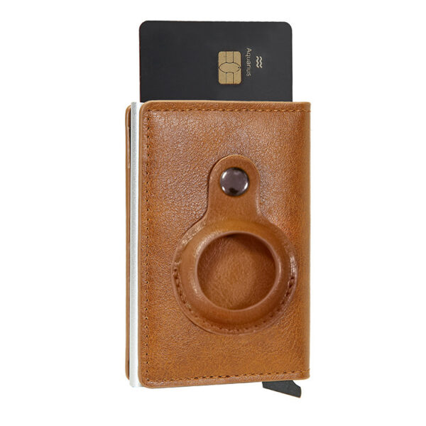 Multifunctional Card Holder Airtag Men's Short Card Holder Wallet Air Tag - Image 10