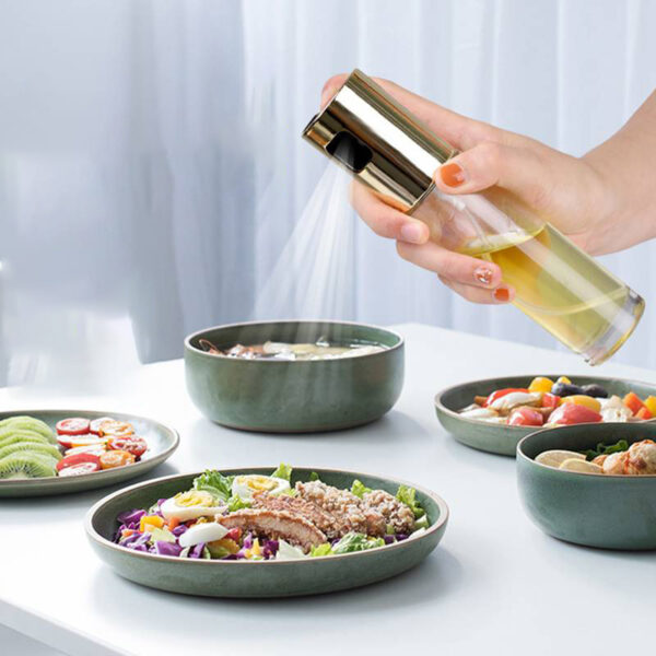 BBQ Healthy Kitchen Cooking Oil Vinegar Spray Bottle - Image 4