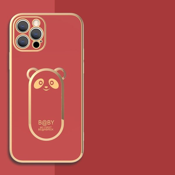 Panda Magnetic Ring Holder Phone Case Cover - Image 3
