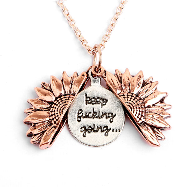 European And American Ornament Alloy Flower Necklace - Image 7